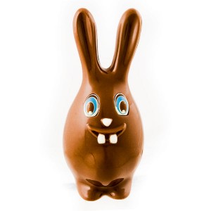 Justin le lapin en chocolat au lait