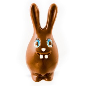 Justin le lapin en chocolat au lait