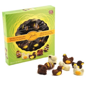 Coffret de sujets en chocolat belge